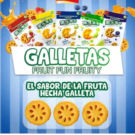Fruit Fun Fruity Cookies